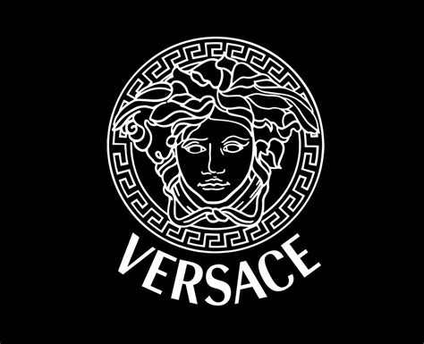 versace pattern black and white|versace logo design.